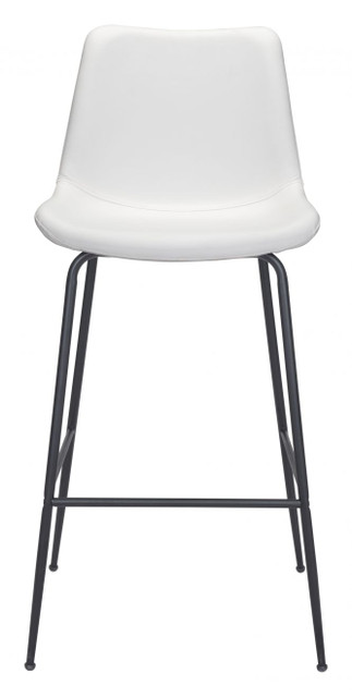 Zuo Modern Byron Bar Chair White