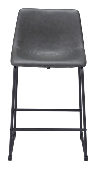 Zuo Modern Smart Counter Chair Charcoal