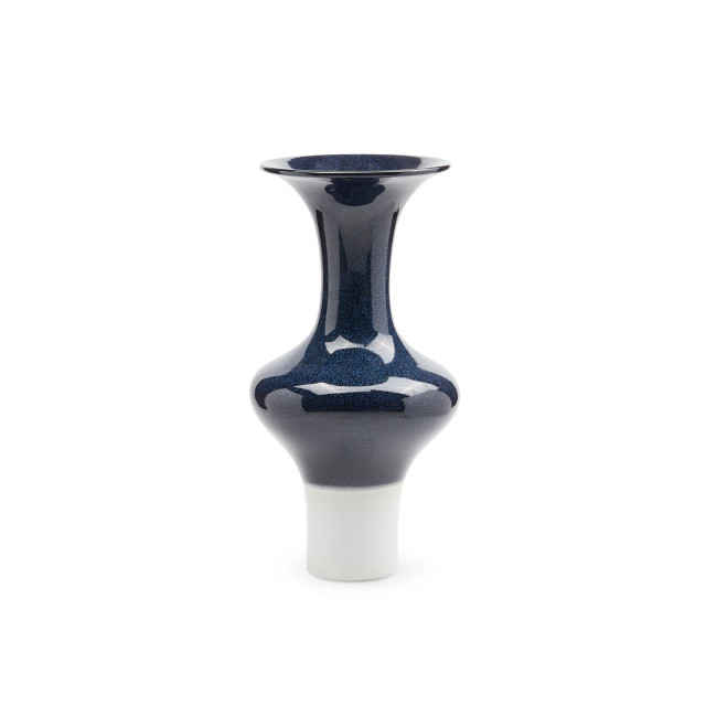 Villa & House - Flare Vase - Deep Blue and White Villa & House - Flare Vase - Deep Blue and White