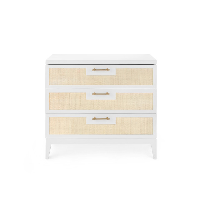 Villa & House - Astor 3-Drawer Side Table - Vanilla Villa & House - Astor 3-Drawer Side Table - Vanilla
