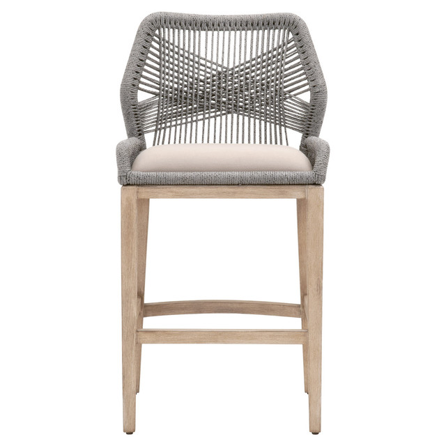 Essentials For Living - Loom Barstool in Light Gray (6808BS.PLA/LGRY/NG)