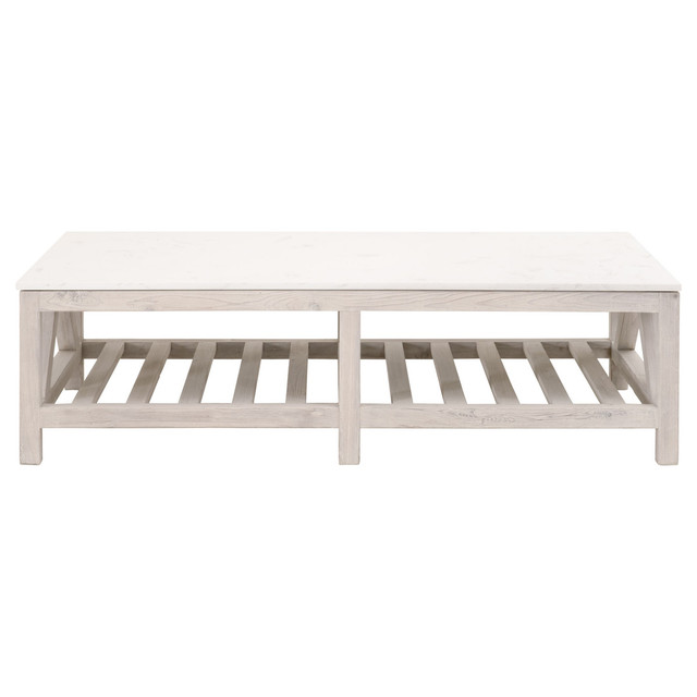 Essentials For Living - Spruce Coffee Table (8019.WW-PNE/WHTQ)
