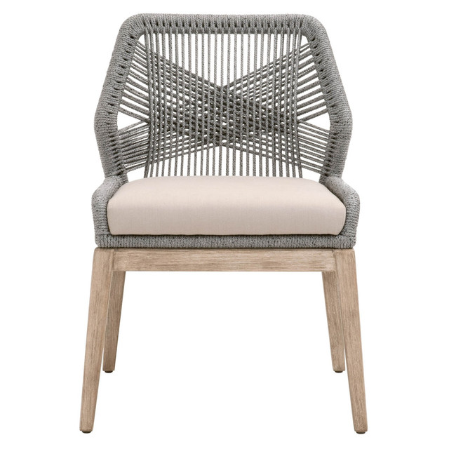 Loom Dining Chair Platinum Rope