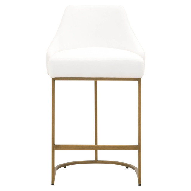 Essentials For Living - Parissa Counter Stool in LiveSmart Peyton-Pearl, Set of 2