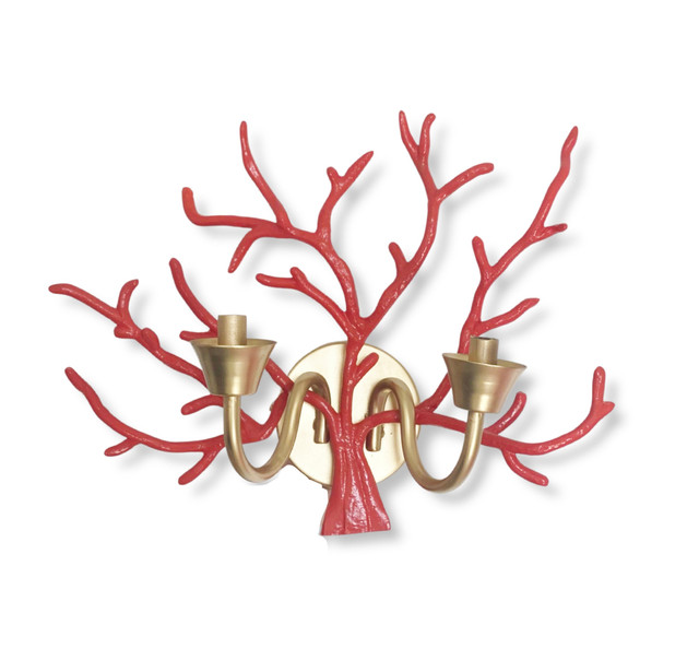 Dana Gibson - Coral Coral Sconce (DG-00235CCS)