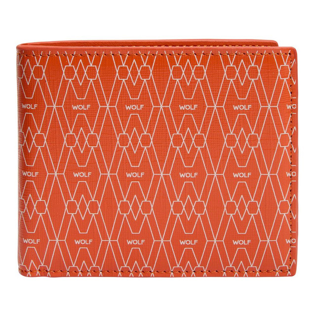 WOLF - Signature Billfold and Coin in Orange WOLF - Signature Billfold and Coin in Orange
