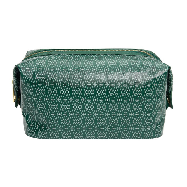 Wolf - Signature Washbag in Green (777230)