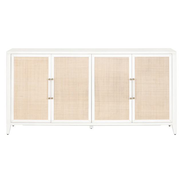 Essentials For Living Holland Media Sideboard in Matte White