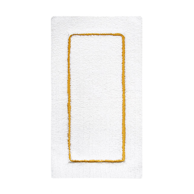 Gold Portobello Bath Rug By Graccioza