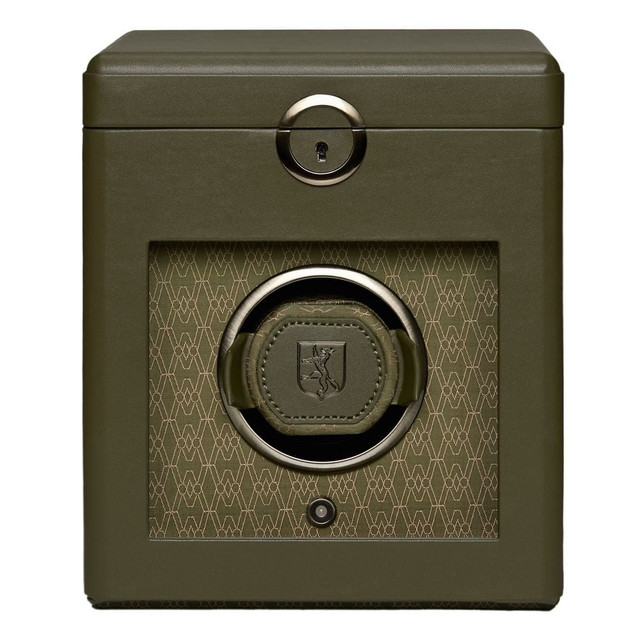 WOLF Earth Single Watch Winder in Olive