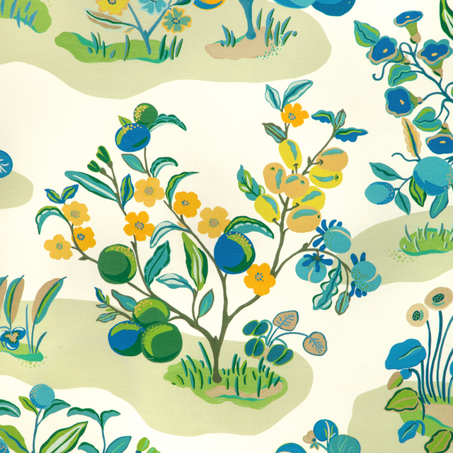 Pomelo Print - Marine by Brunschwig & Fils Pomelo Print - Marine by Brunschwig & Fils