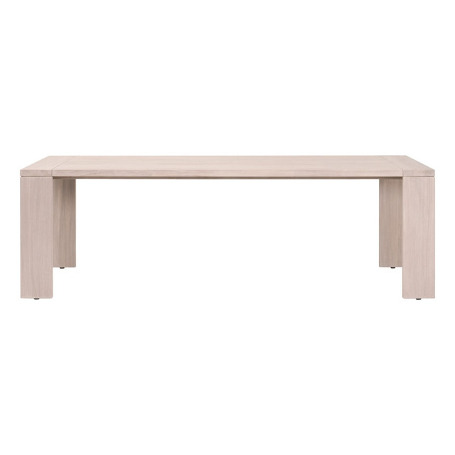 Essentials For Living - Big Sur Outdoor Dining Table, Washed Ever Teak
