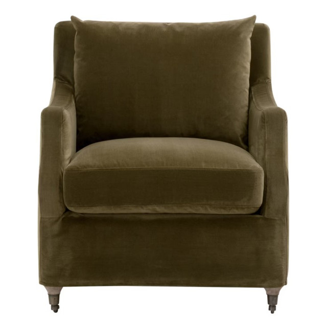 Essentials For Living - Jade Slipcover Club Chair (6697.OLV/NG) Essentials For Living - Jade Slipcover Club Chair (6697.OLV/NG)