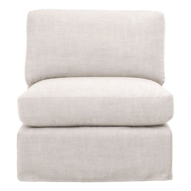 Essentials For Living – Lena Modular Slipcover 1-Seat Armless Chair