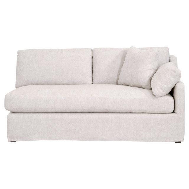 Essentials For Living – Lena Modular Slipcover 2-Seat Right Slope Arm Sofa