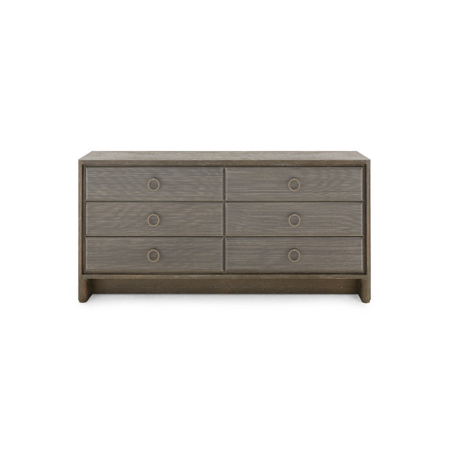 Villa & House – Wesley 6-Drawer, Light Mocha Shimmer Weav Villa & House – Wesley 6-Drawer, Light Mocha Shimmer Weav