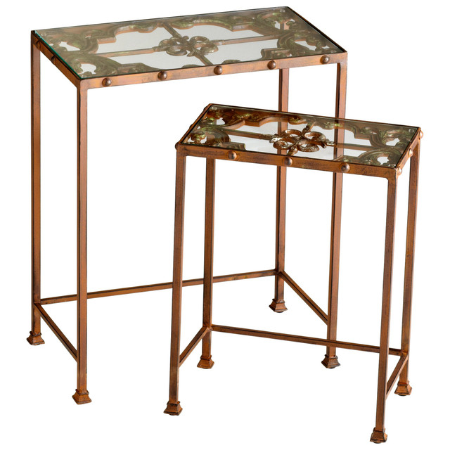 Gunnison Nesting Tables in Rust by Cyan Design Gunnison Nesting Tables in Rust by Cyan Design