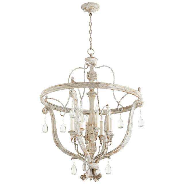 Bayou Chandelier in Weathered Grey by Cyan Design