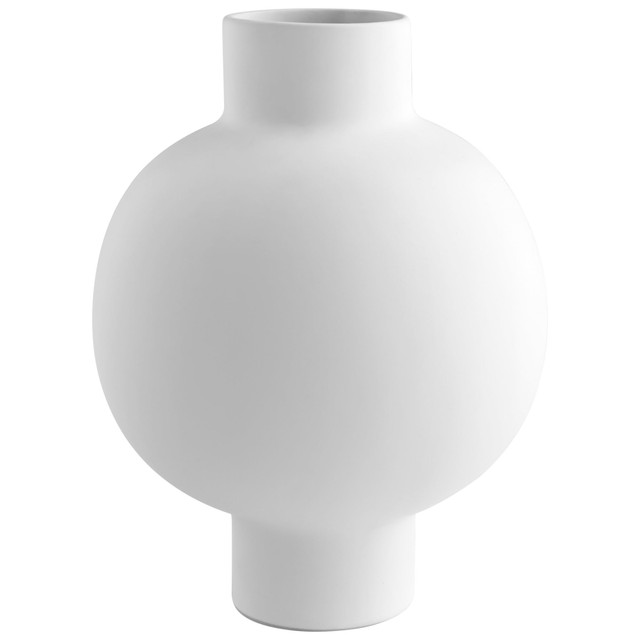 Cyan Design - Elara Vase | White – Small Cyan Design - Elara Vase | White – Small