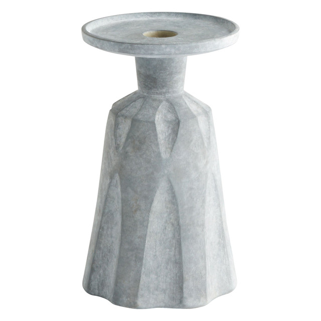 Cyan Design - Attalus Candleholder Designed by J Kent Martin | Grey – Small Cyan Design - Attalus Candleholder Designed by J Kent Martin | Grey – Small