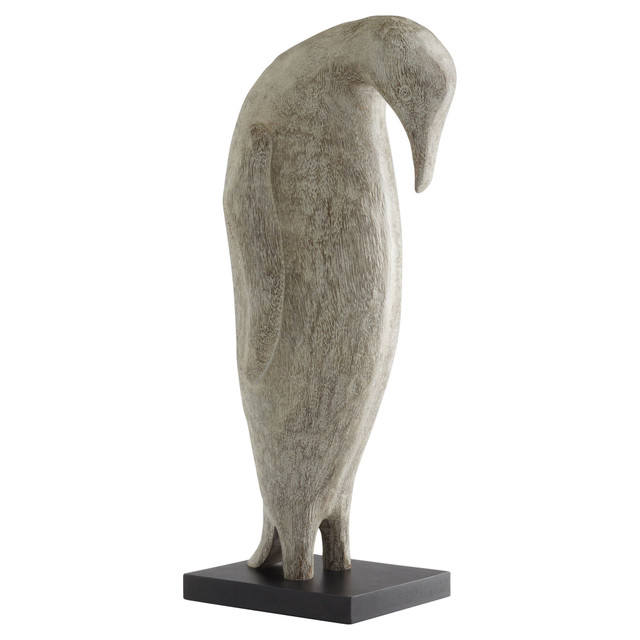 Medium Penguin Sculpture in Grey by Cyan Design