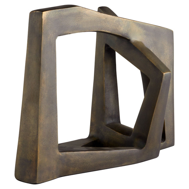 Conundrum Sculpture in Bronze by Cyan Design