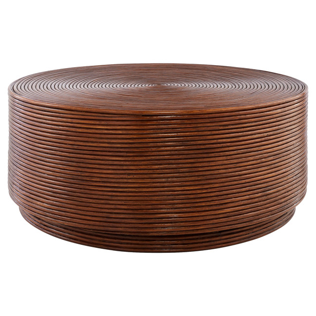 Papeete Cocktail Table Designed by J Kent Martin in Brown by Cyan Design Papeete Cocktail Table Designed by J Kent Martin in Brown by Cyan Design
