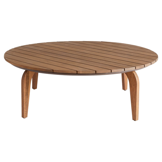 Pierre Cocktail Table in Brown by Cyan Design