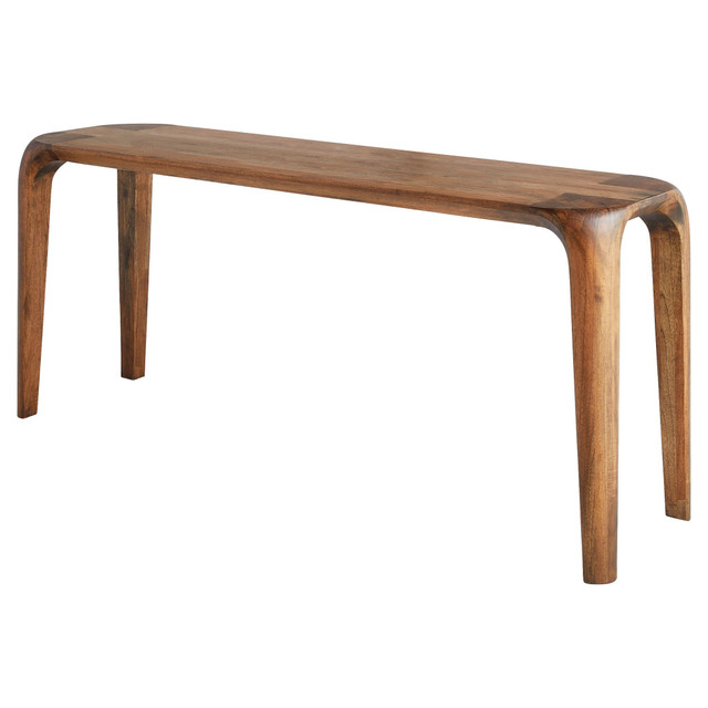 Nature Console Table in Medium Brown by Cyan Design