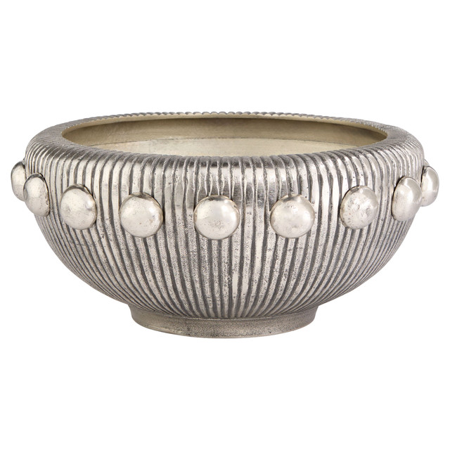 Batten Bowl Designed by J Kent Martin in Antique Nickel by Cyan Design