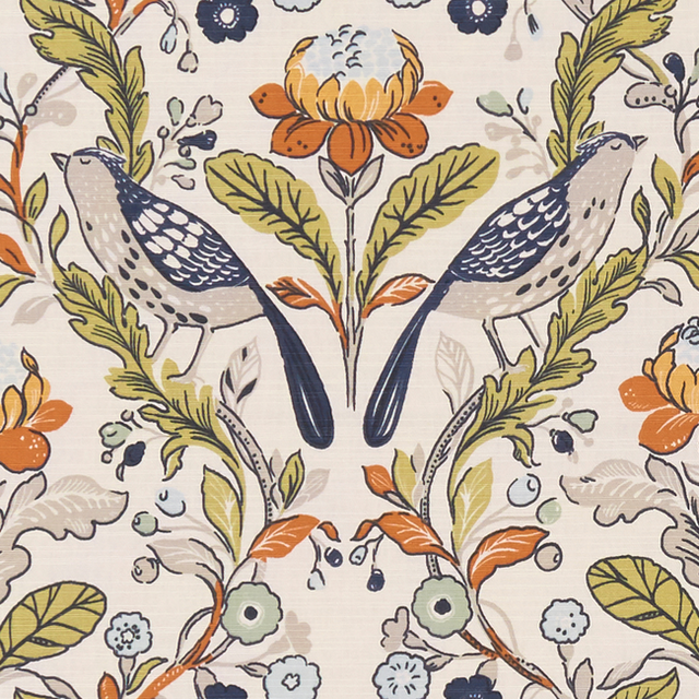 Orchard Birds - Birds Denim/Spice Orchard Birds - Birds Denim/Spice
