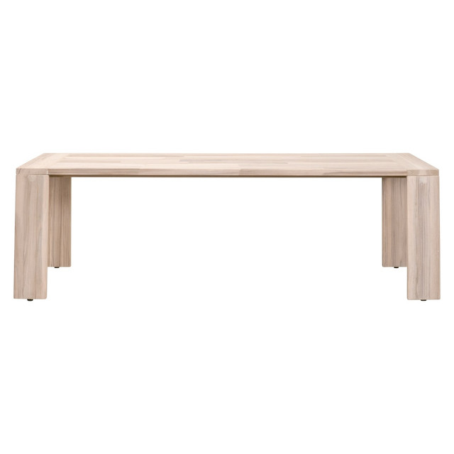 Essentials For Living - Big Sur Outdoor Dining Table in Gray Teak