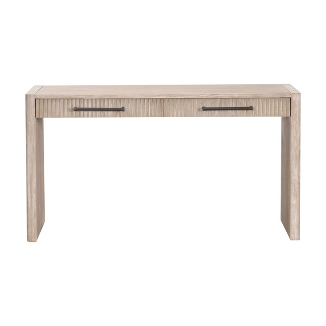 Essentials For Living - Halloway 2-Drawer Console Table in Natural Gray Acacia