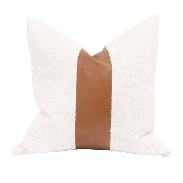 Essentials For Living - The Split Decision 20" Essential Pillow in LiveSmart Boucle-Snow Essentials For Living - The Split Decision 20" Essential Pillow in LiveSmart Boucle-Snow