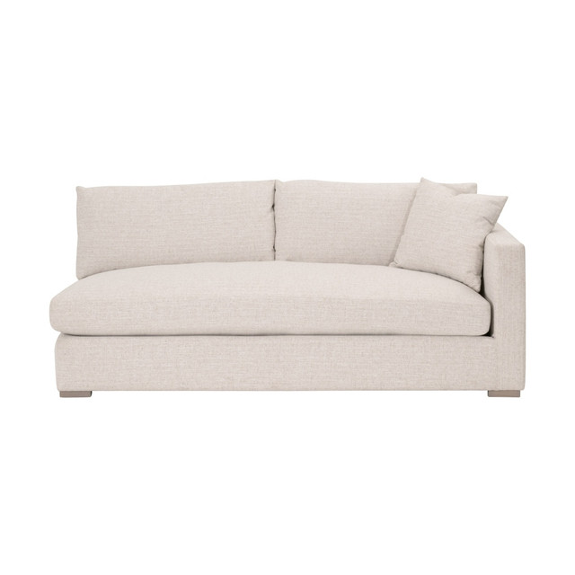 Essentials For Living - Newport Outdoor Modular 2-Seat Right Track Arm Sofa in LiveSmart Shapiro-Sand