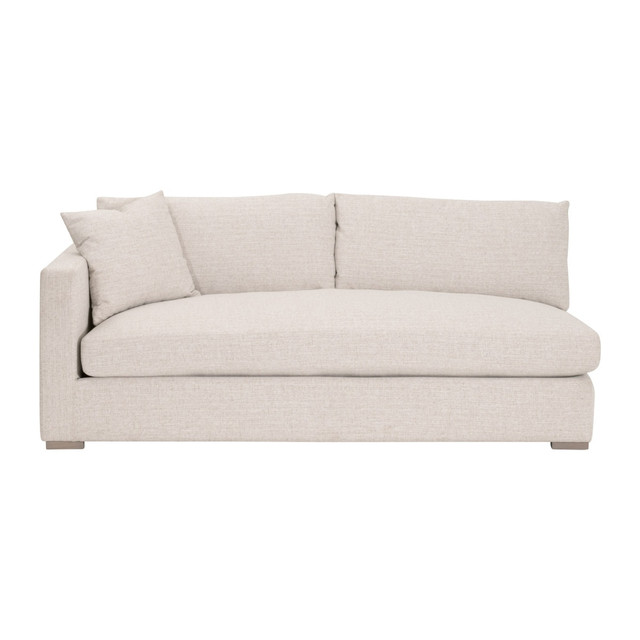 Essentials For Living - Newport Outdoor Modular 2-Seat Left Track Arm Sofa in LiveSmart Shapiro-Sand