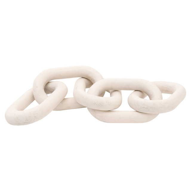 Essentials For Living - Cinq Wood Link in White Wash Pine Essentials For Living - Cinq Wood Link in White Wash Pine