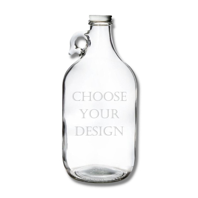 Personalized Glass Growler By Carved Solutions Personalized Glass Growler By Carved Solutions