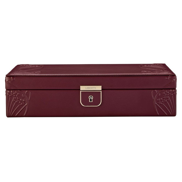 WOLF X LIBERTY Ianthe Medium Jewelry Box Burgundy WOLF X LIBERTY Ianthe Medium Jewelry Box Burgundy