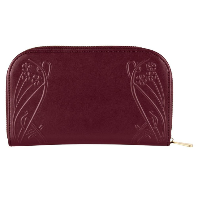 WOLF X LIBERTY Ianthe Travel Jewelry Portfolio Burgundy
