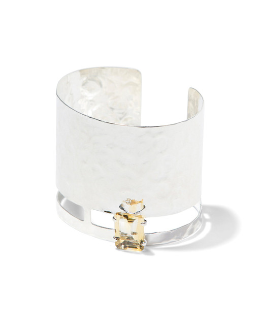 Dorian Webb - Hammered Cuff in Citrine Dorian Webb - Hammered Cuff in Citrine