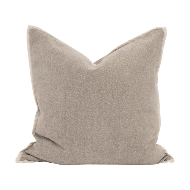 Essentials For Living - The Not So Basic 22" Essential Pillow, Performance Latte Micro Boucle