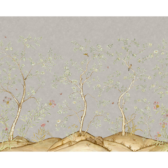 Songbird in Mist, Wallcovering by Kravet Couture