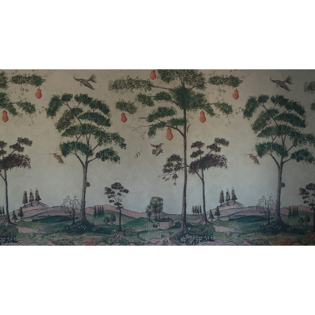 Mythical Land in Vellum, Wallcovering by Kravet Couture