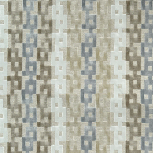 Chain Velvet in Natural, Upholstery Fabric by Kravet Couture