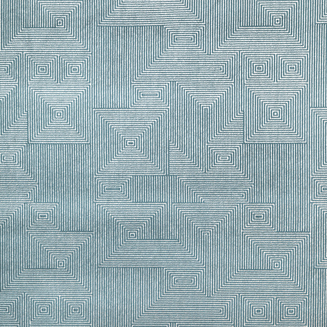New Order in Steel Blue, Upholstery Fabric by Kravet Contract
