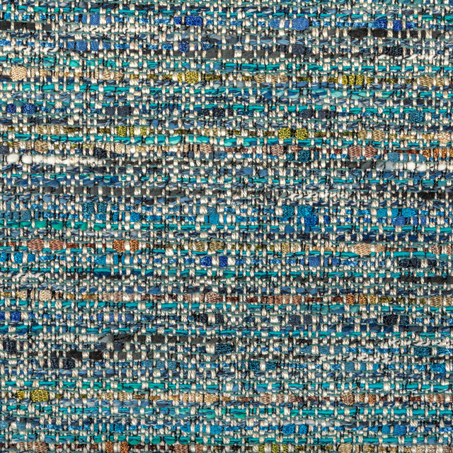 Walk The Runway in Blue Multi, Upholstery Fabric by Kravet Couture