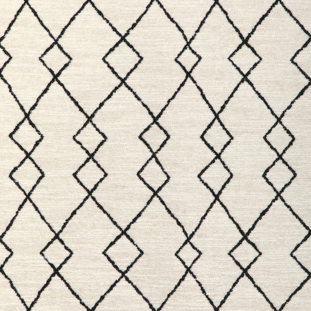 Geo Graphica in Onyx, Upholstery Fabric by Kravet Couture