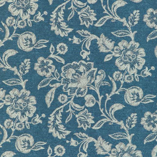 Chesapeake in Batik Blue, Upholstery Fabric by Kravet Contract