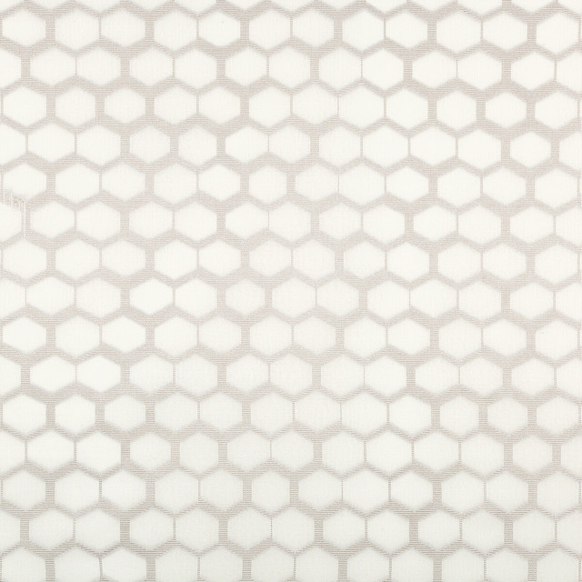 Rework in Silver, Drapery Fabric by Kravet Contract